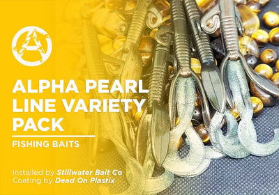 ALPHA PEARL LINE VARIETY PACK  | DEAD ON PLASTIX | FISHING BAITS
