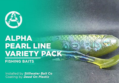 ALPHA PEARL LINE VARIETY PACK  | DEAD ON PLASTIX | FISHING BAITS