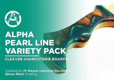 ALPHA PEARL LINE VARIETY PACK | EPOXY RESIN | CLEAVER CHARCUTERIE BOARDS