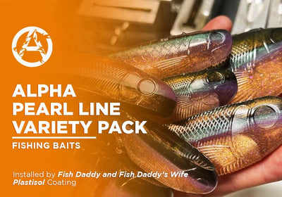 ALPHA PEARL LINE VARIETY PACK  | PLASTISOL | FISHING BAITS