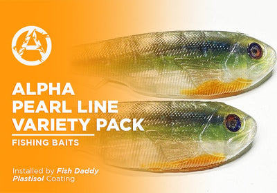 ALPHA PEARL LINE VARIETY PACK | PLASTISOL | FISHING BAITS
