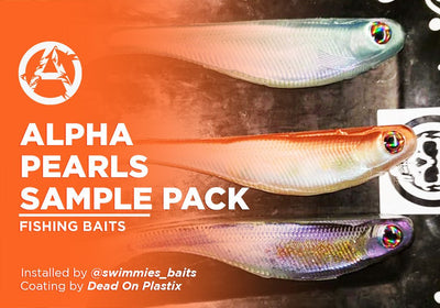ALPHA PEARLS SAMPLE PACK | DEAD ON PLASTIX | FISHING BAITS