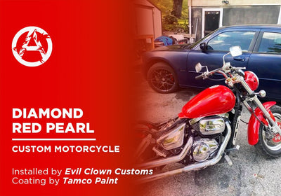 DIAMOND RED PEARL | TAMCO PAINT | CUSTOM MOTORCYCLE