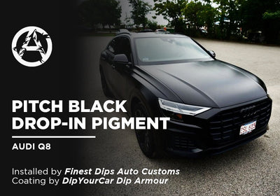 PITCH BLACK DROP-IN PIGMENT | DIPYOURCAR | AUDI Q8