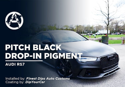 PITCH BLACK DROP-IN PIGMENT | DIPYOURCAR | AUDI RS7