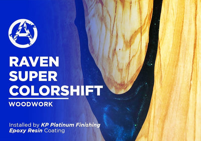 RAVEN SUPER COLORSHIFT | EPOXY RESIN | WOODWORK