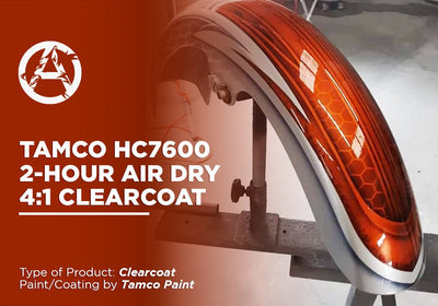 TAMCO HC7600 2 HOUR AIR DRY 4:1 CLEARCOAT PROJECT PHOTOS