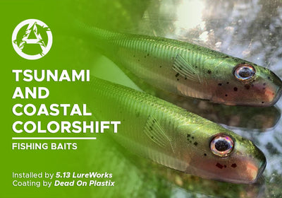 TSUNAMI AND COASTAL COLORSHIFT | DEAD ON PLASTIX | FISHING BAITS