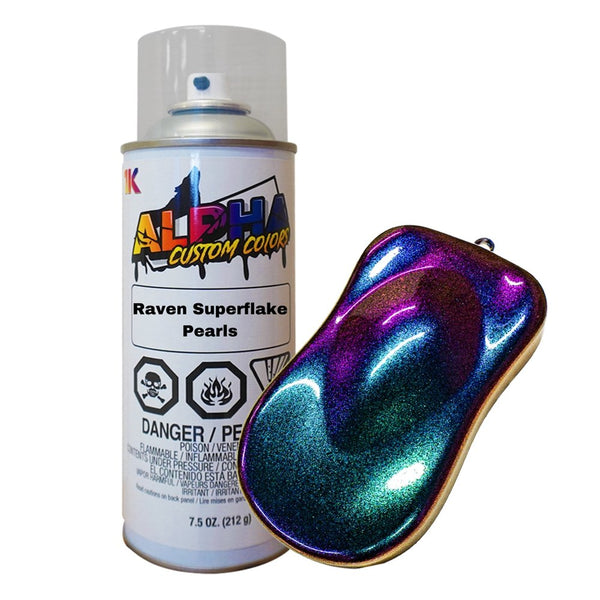 Raven Superflake Pearls Spray Can - Alpha Pigments